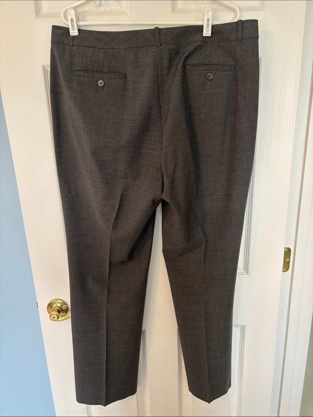 Talbots Dark Gray Lightweight Dress Trousers - Picture 2 of 5